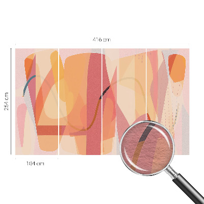 Fotobehang voor de woonkamer Kleurrijke abstractie