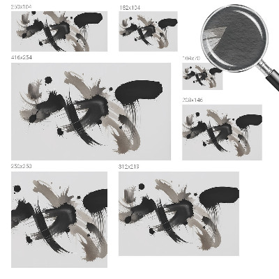 Foto behang op maat Abstracte uitdrukking