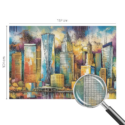 Fotobehang woonkamer Stadspanorama