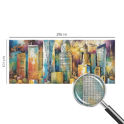 Fotobehang woonkamer Stadspanorama