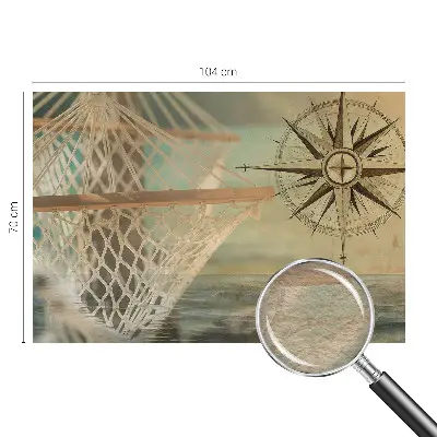 Fotobehang slaapkamer met een rustig zeegezicht voor een ontspannen sfeer