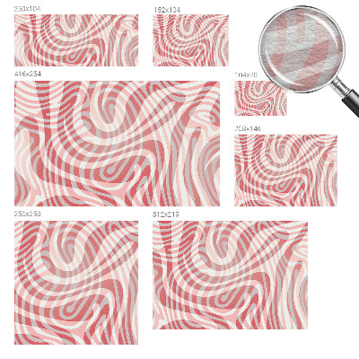 Naadloos fotobehang Golvende lijnen