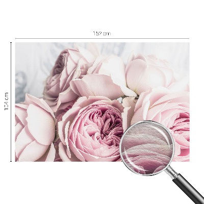 Fotobehang voor slaapkamer Roze rozen