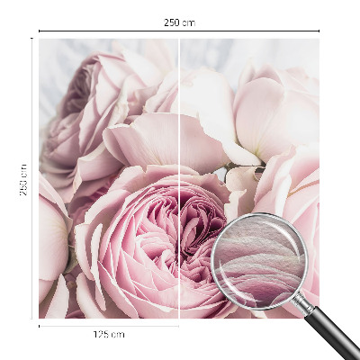 Fotobehang voor slaapkamer Roze rozen