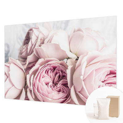 Fotobehang voor slaapkamer Roze rozen