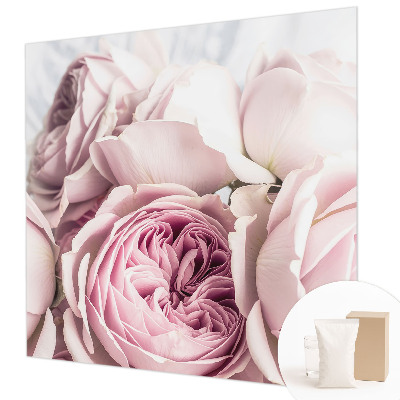 Fotobehang voor slaapkamer Roze rozen
