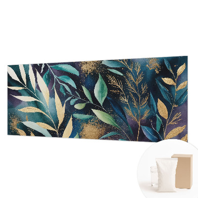Fotobehang voor de slaapkamer Botanische bladeren