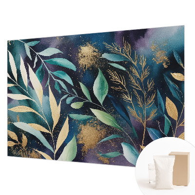 Fotobehang voor de slaapkamer Botanische bladeren