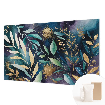 Fotobehang voor de slaapkamer Botanische bladeren