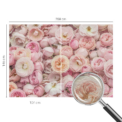 Modern fotobehang voor de woonkamer Prachtige bloemen