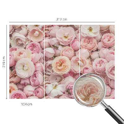 Modern fotobehang voor de woonkamer Prachtige bloemen
