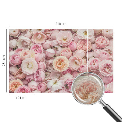 Modern fotobehang voor de woonkamer Prachtige bloemen