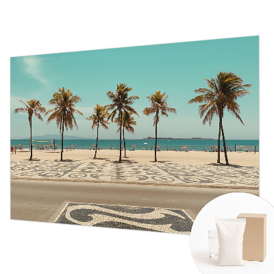Luxe fotobehang Palmbomenstrand