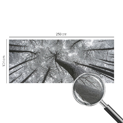 Premium fotobehang met een winterlandschap