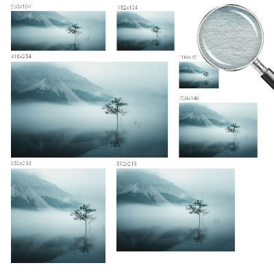 Modern fotobehang voor de woonkamer Mystiek van de natuur