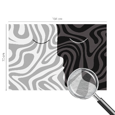 Hoogwaardig fotobehang Abstracte gezichten