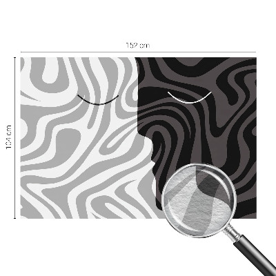 Hoogwaardig fotobehang Abstracte gezichten
