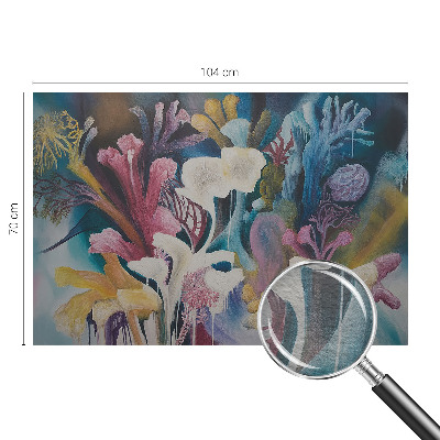 Vlies fotobehang met een bloemenexplosie als motief