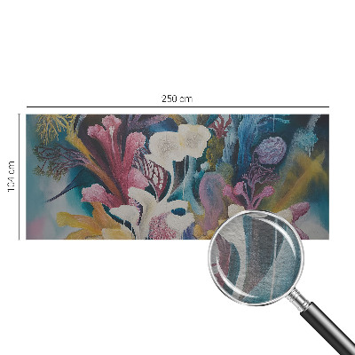 Vlies fotobehang met een bloemenexplosie als motief