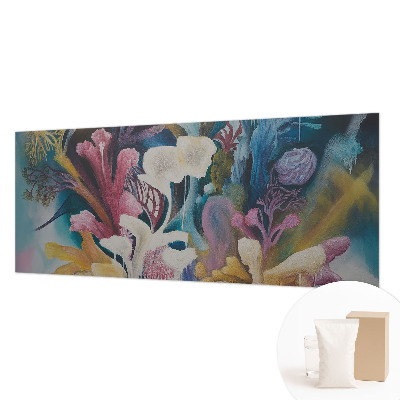 Vlies fotobehang met een bloemenexplosie als motief