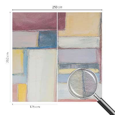 Vliesbehang fotobehang met geometrische vormen