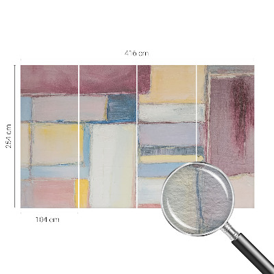 Vliesbehang fotobehang Geometrische vormen