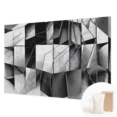 Fotobehang vlies met een geometrische abstracte print