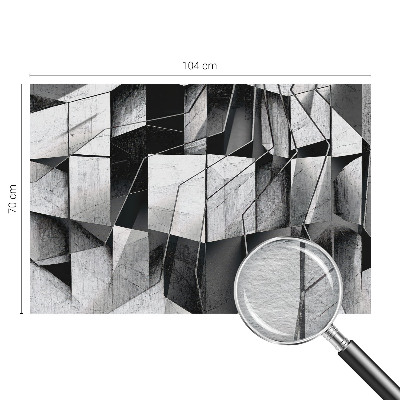 Fotobehang vlies met een geometrische abstracte print