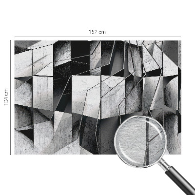 Fotobehang vlies met een geometrische abstracte print
