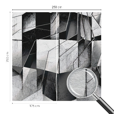 Fotobehang vlies met een geometrische abstracte print