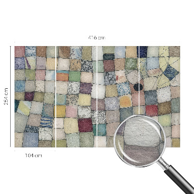 Fotobehang Kleurrijk mozaïek