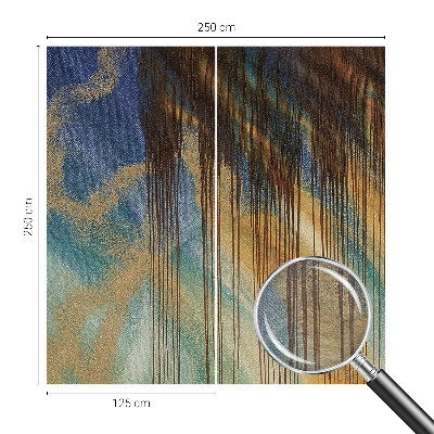 Vlies fotobehang op maat met een abstracte compositie