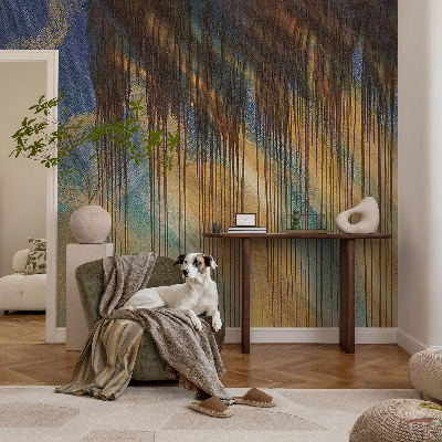 Vlies fotobehang op maat met een abstracte compositie
