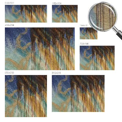 Vlies fotobehang op maat Abstracte compositie