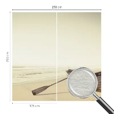 Foto behang op maat met een rustgevend strandlandschap