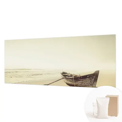 Foto behang op maat met een rustgevend strandlandschap