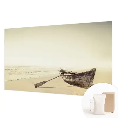 Foto behang op maat met een rustgevend strandlandschap