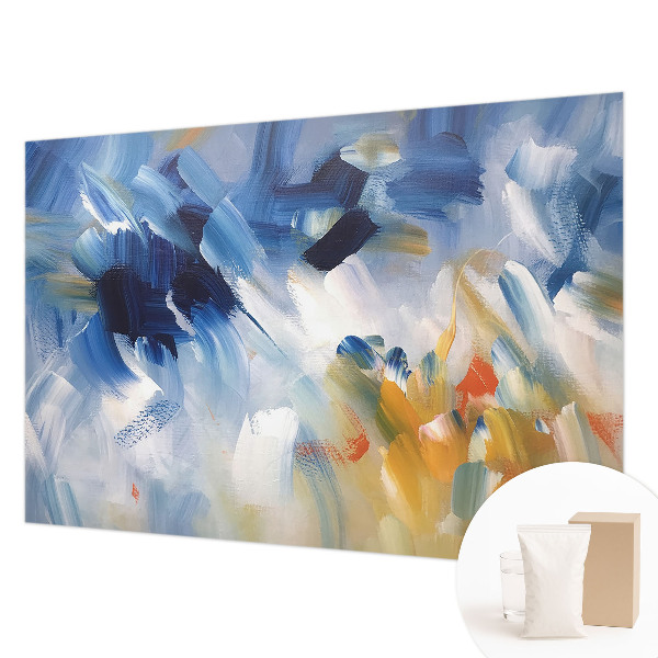 Naadloos fotobehang Kleurrijke penseelstreken