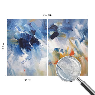 Naadloos fotobehang Kleurrijke penseelstreken