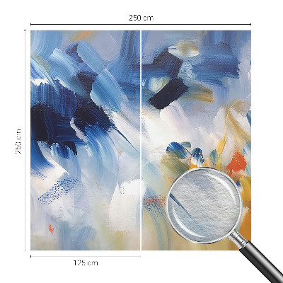 Naadloos fotobehang Kleurrijke penseelstreken