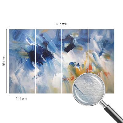 Naadloos fotobehang Kleurrijke penseelstreken