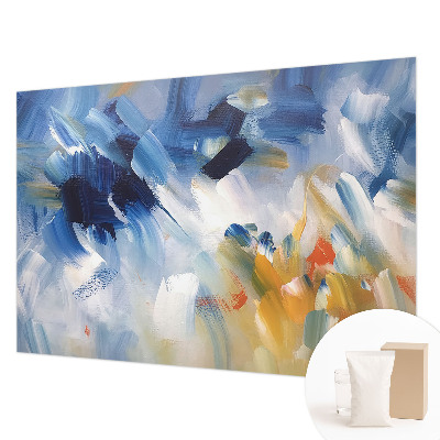 Naadloos fotobehang Kleurrijke penseelstreken