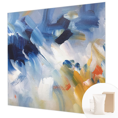 Naadloos fotobehang Kleurrijke penseelstreken