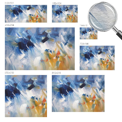 Naadloos fotobehang Kleurrijke penseelstreken