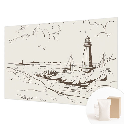 Fotobehang woonkamer Kustlandschap
