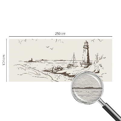 Fotobehang woonkamer Kustlandschap