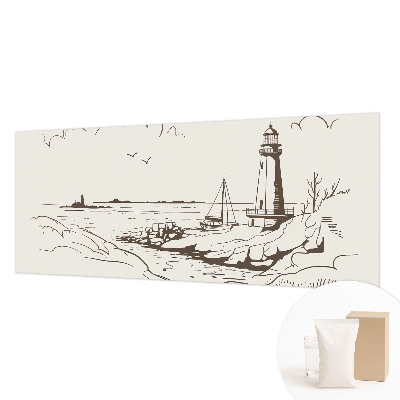 Fotobehang woonkamer Kustlandschap