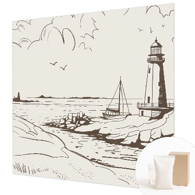 Fotobehang woonkamer Kustlandschap