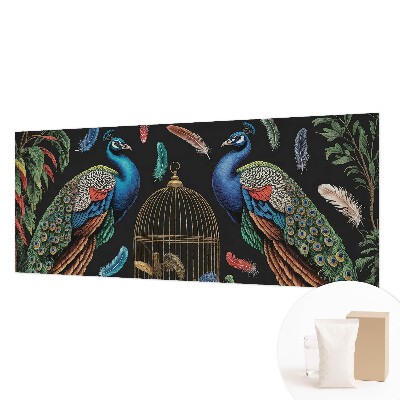 Fotobehang voor de slaapkamer Exotische pauwen