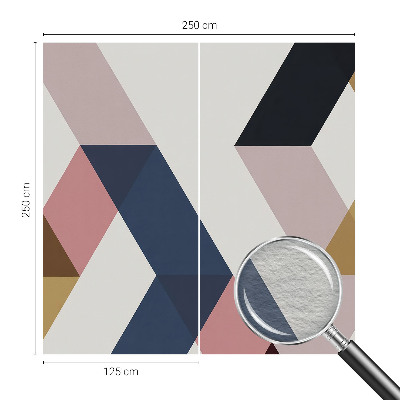 Fotobehang voor slaapkamer Kleurrijke rhomben